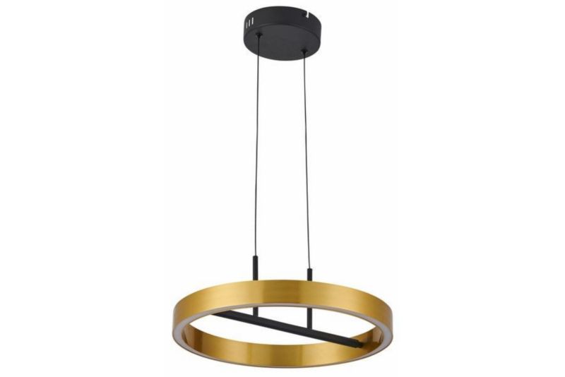 Lampa wisząca Reality Coltrain 3379 czarno-złota dekoracyjna wbudowany LED 32W 1 szt.