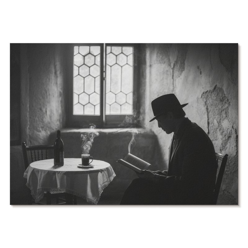 Nowoczesny Plakat na Płótnie Tulup 84x59,4 cm (A1) Zaduma i elegancja Do salonu, biura, sypialni 1 szt.