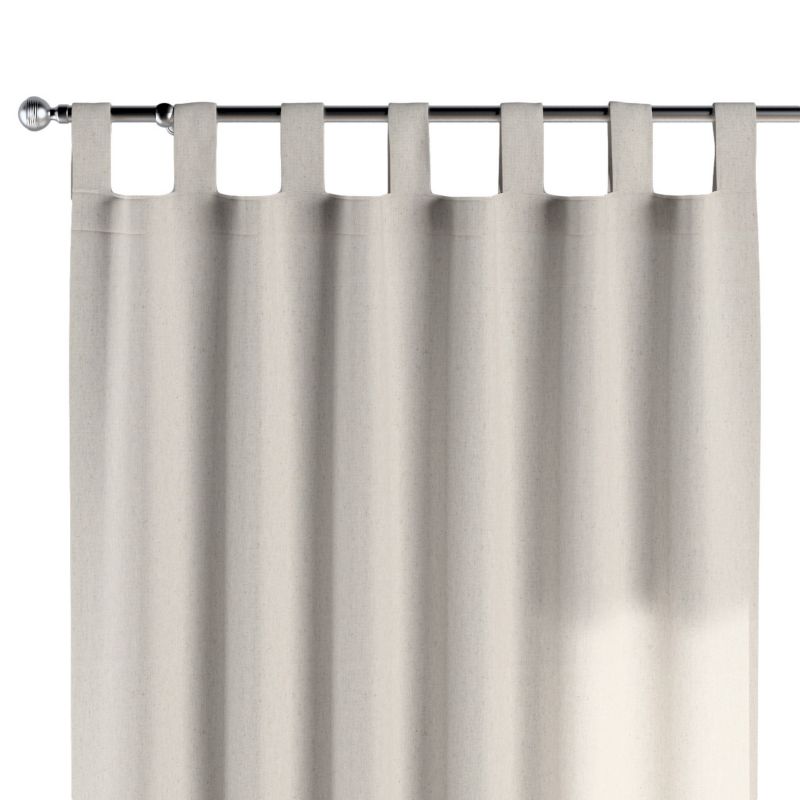 Zasłona na szelkach 1 szt. 130 x 260 cm Dekoria melanż szaro-beżowy 1 szt.
