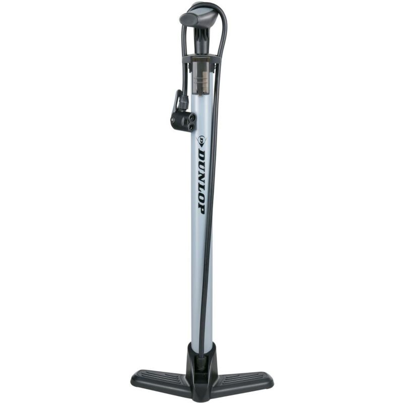 Pompka Dunlop warsztatowo rowerowa 140 Psi (9.6Bar) szary 1szt.