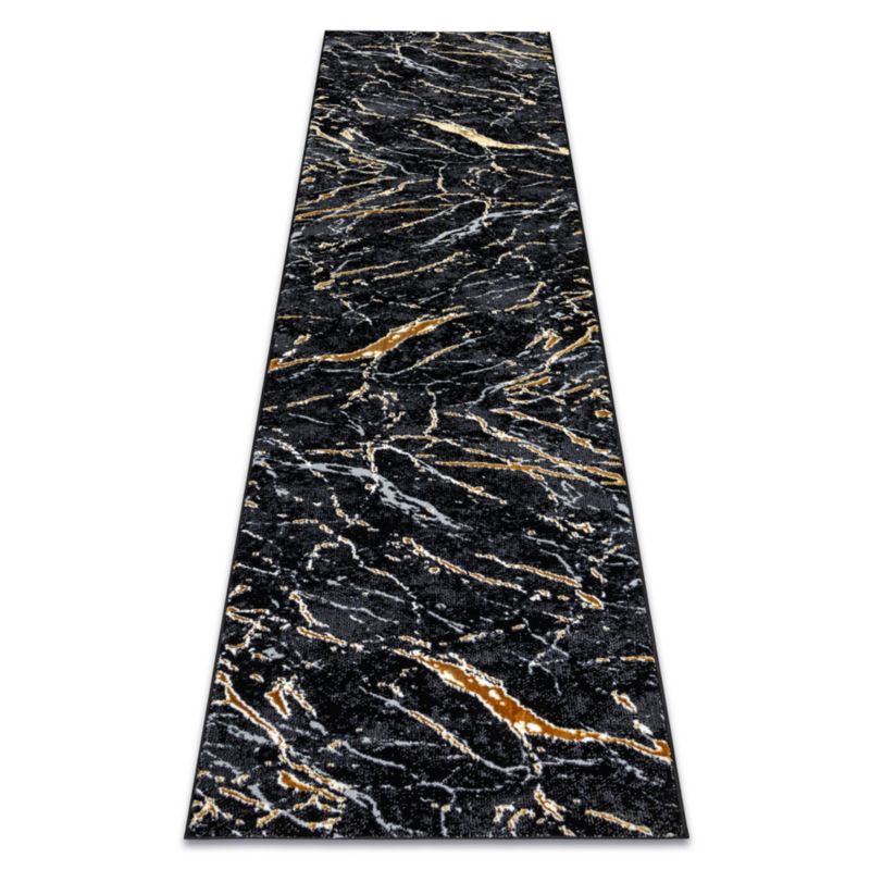Chodnik Allure RugsX 70x200 cm czarny AN604 1 szt.
