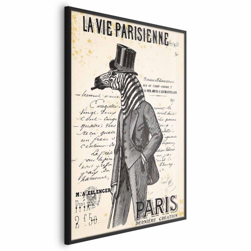 Plakat Artgeist La Vie Parisienne 21x30 cm z ramą czarną 1 szt