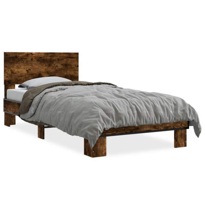 Łóżko drewniane WaszeMeble 90x200 cm brązowe WM-845809 1 szt.