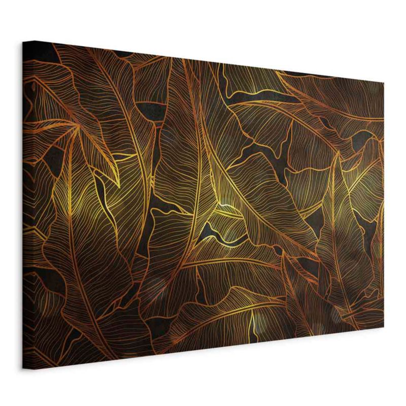 Obraz Artgeist Taniec złotych liści 30 x 20 cm płótno włoskie 1 szt