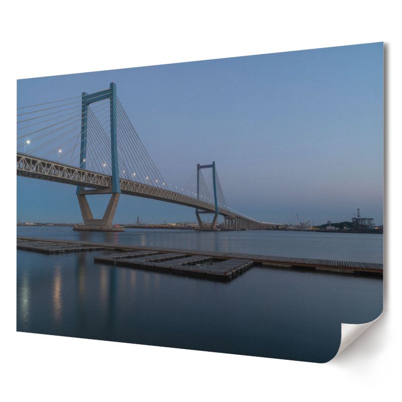 Plakat na ścianę Wallfluent Format A3 Nocny most Artysta Sample 1 szt.