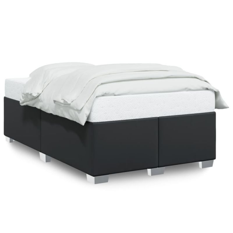 Łóżko tapicerowane WaszeMeble 120x190 cm czarne WM-3284548 1 szt.