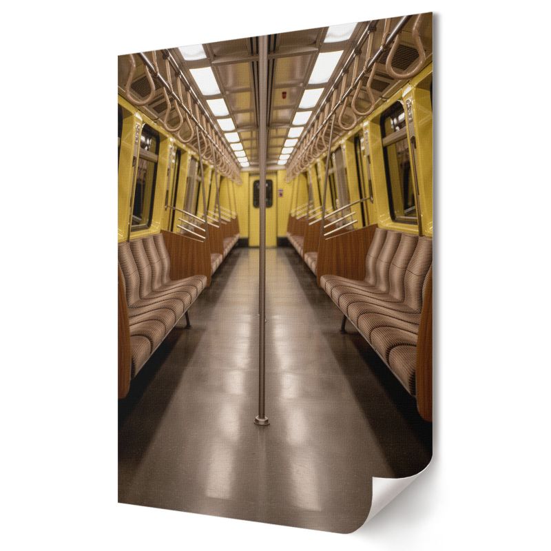 Plakat na płótnie Wallfluent Format A1 Żółte metro Artysta Hela 1 szt.