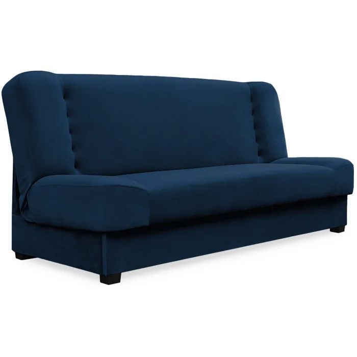 Sofa Piano Granatowa Mebel Elite Rozkładana Wersalka Dwuosobowa 1 szt