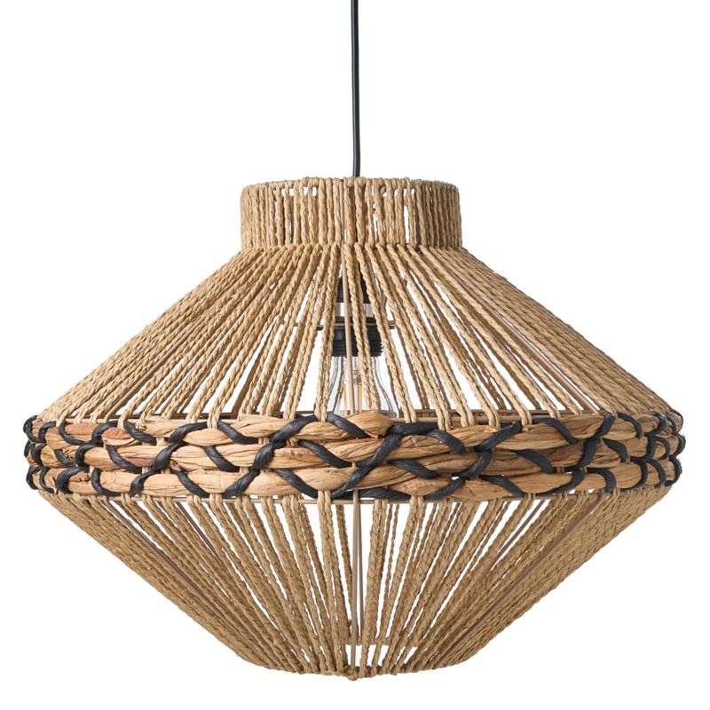 Lampa wisząca Rabacca Papierowa plecionka Naturalny 1 szt.