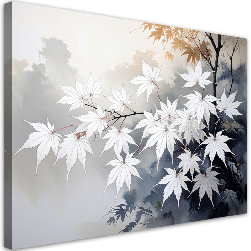 Obraz do salonu sypialni kuchni biura Feeby Liscie klonu japońskiego 30x20cm 1szt