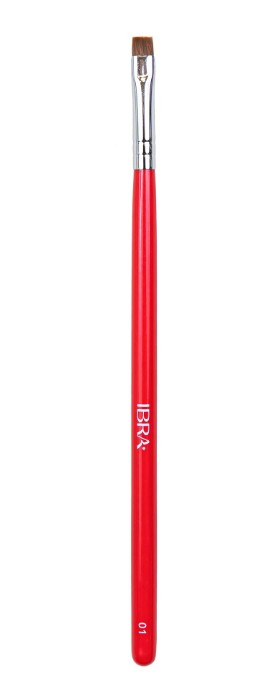 Ibra pędzel do brwi i kresek NR 01 (nylon), 1 szt