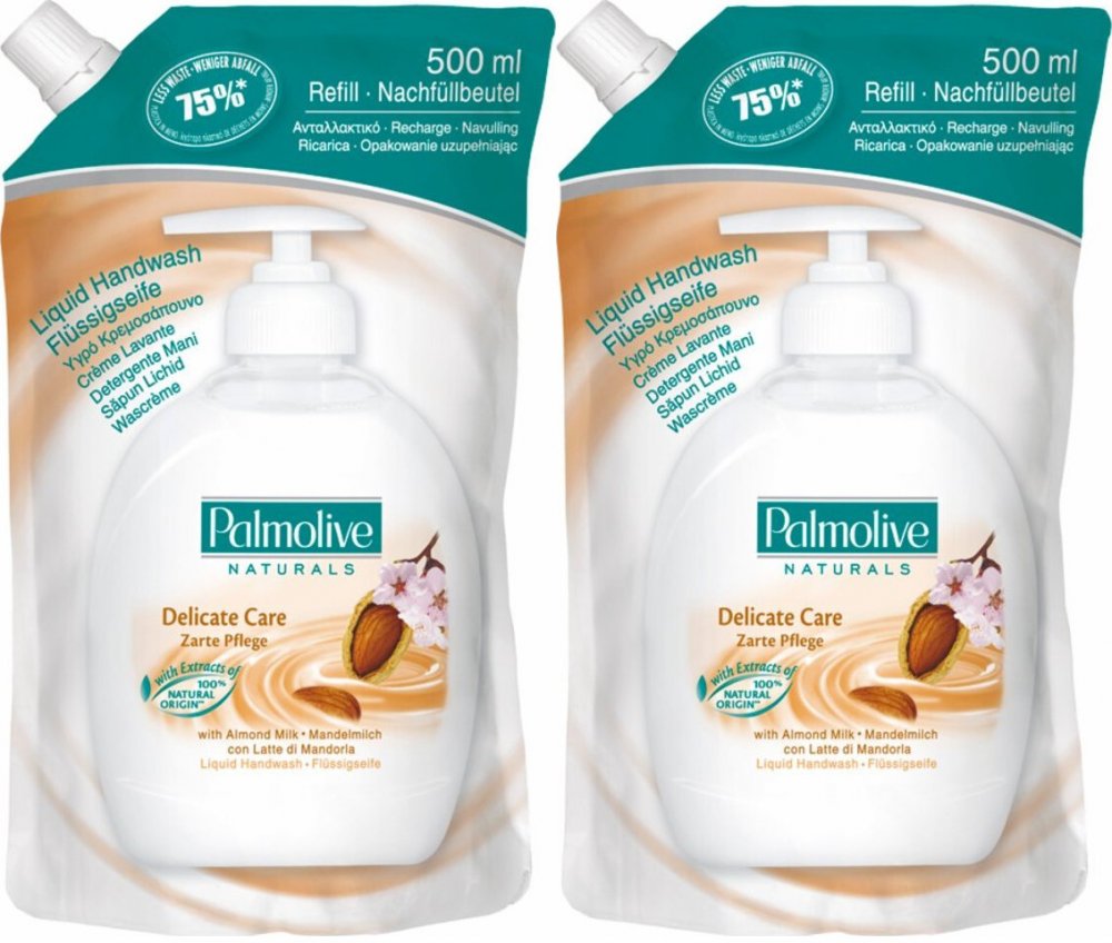 2x Mydło w płynie Palmolive, migdałowy, zapas, 500ml