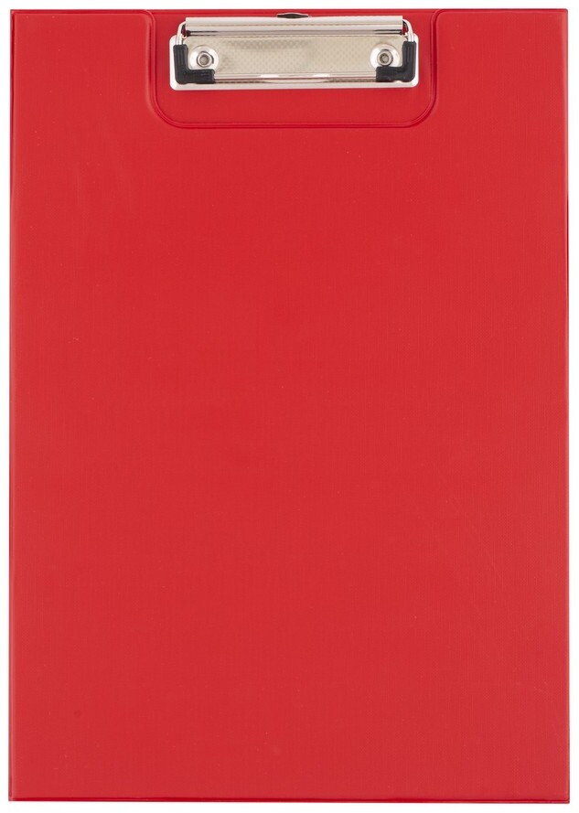 Clipboard D.Rect, z okładką, A4, czerwony