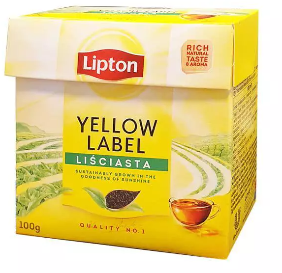 Herbata czarna liściasta Lipton, 100g