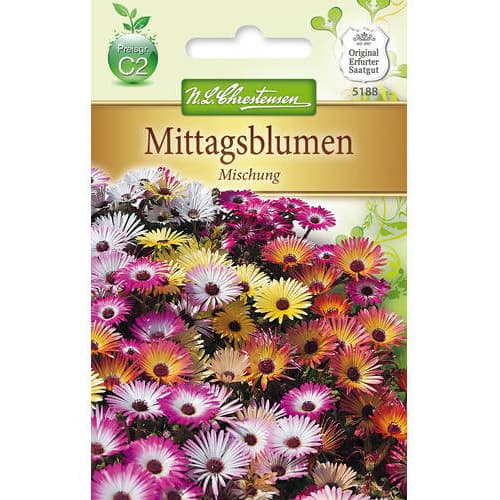 1 pac, Floarea de cristal (Delosperma), mix multicolor - Semințe: Mod de ambalare: 1 pac