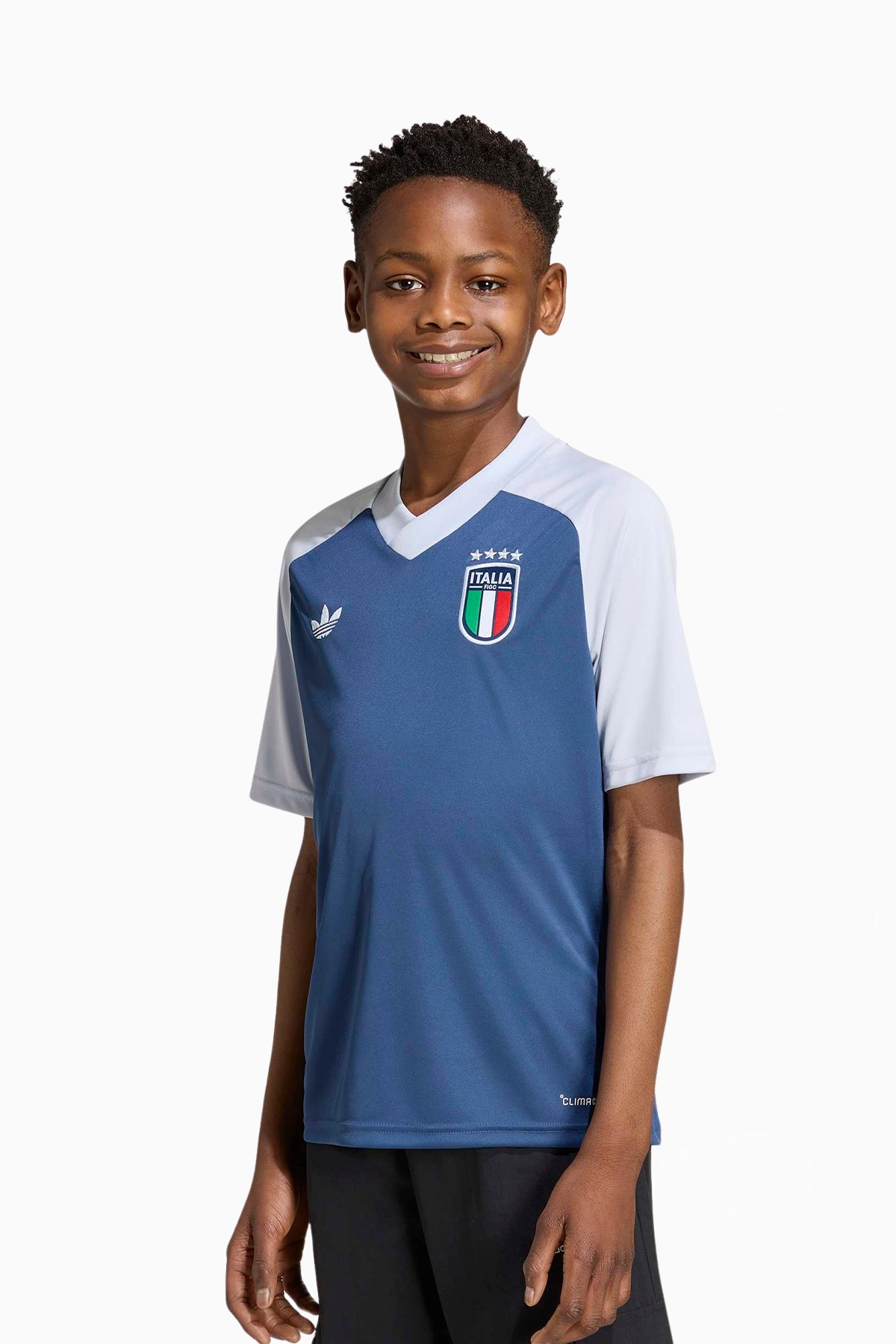 Koszulka Reprezentacji Włoch adidas Originals 2026 Pre-Match Junior - Niebieski