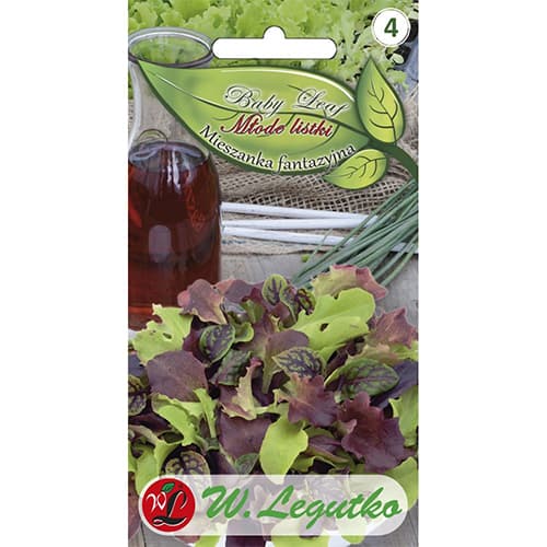 1 szt, Baby Leaf - bunte Mischung - Samen: Ilość w opakowaniu: 1.5 g