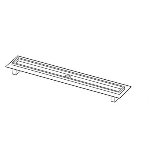 Tece Drainline rynna odpływowa 120 cm prosta z kołnierzem 601200