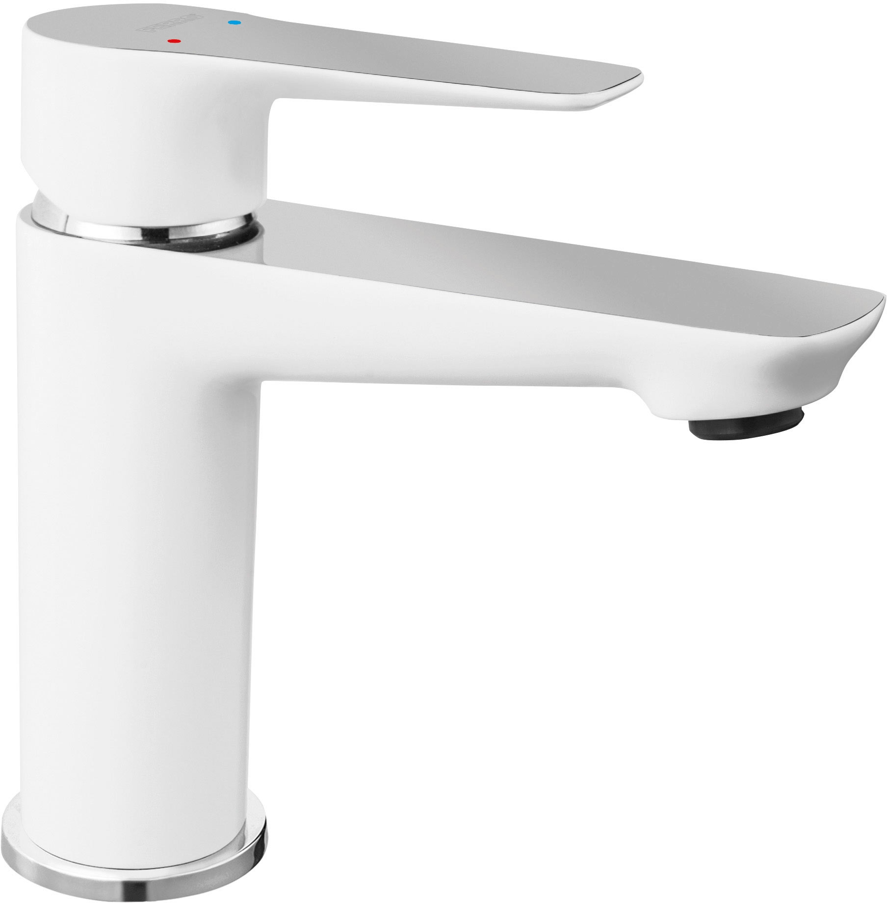 Ferro Adore White bateria umywalkowa stojąca biały/chrom BDR2 - Wysyłka w 24h