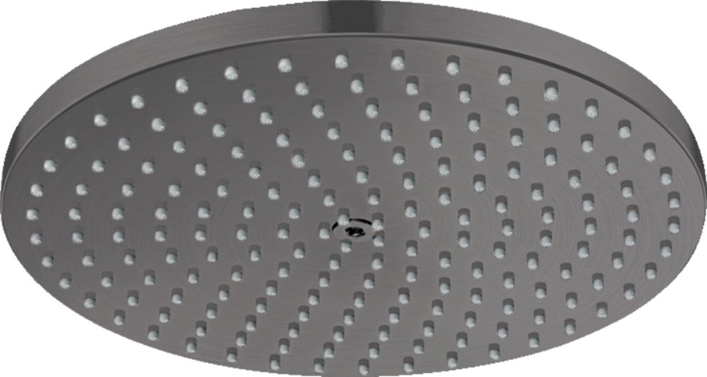 Hansgrohe Raindance S deszczownica 24x24 cm okrągła czarny mat szczotkowany 27624340