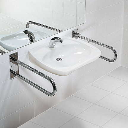 Koło Lehnen Funktion poręcz WC ścienna łukowa uchylna falista L1061202 - Wysyłka w 24h