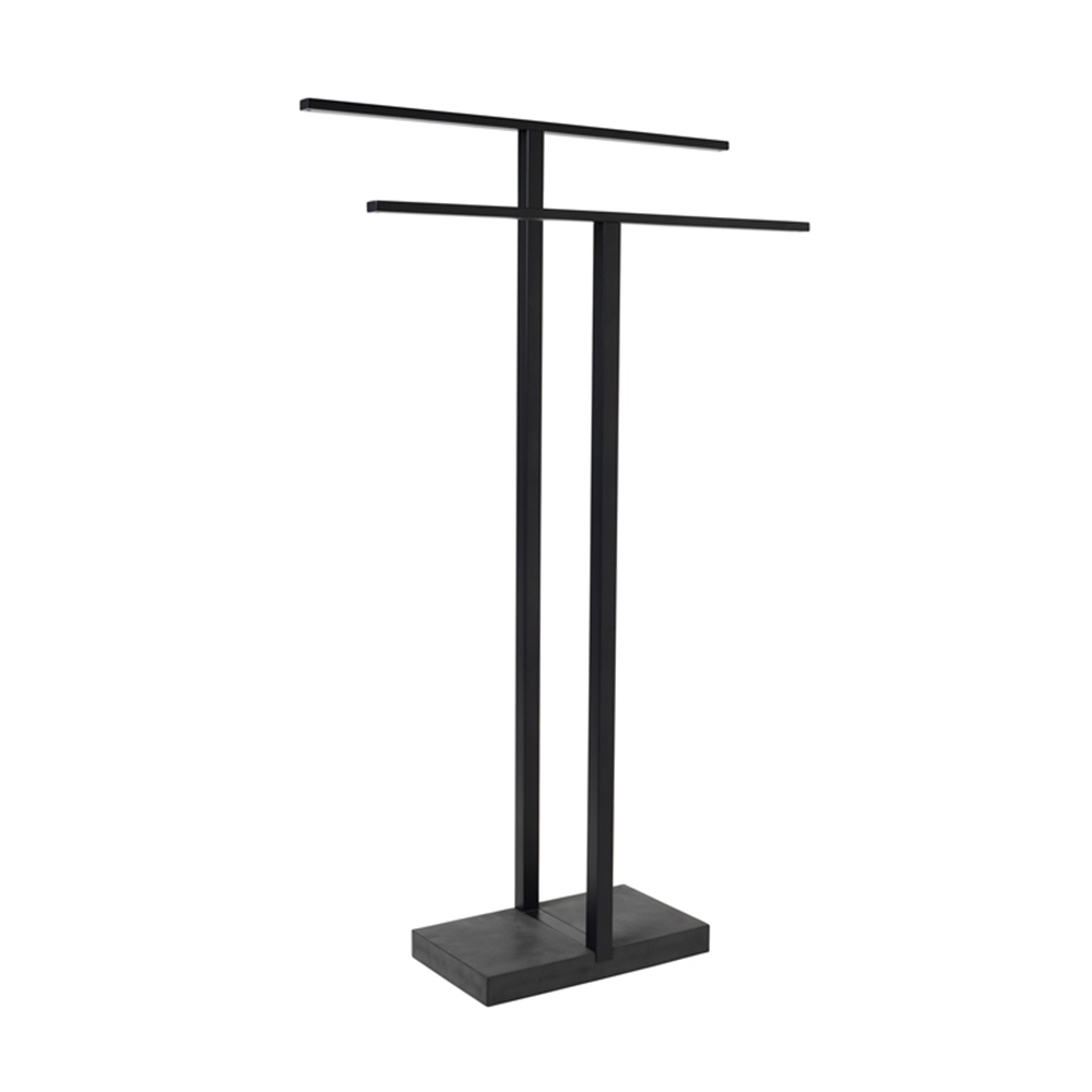Blomus Menoto wieszak na ręczniki stojący Black B69150
