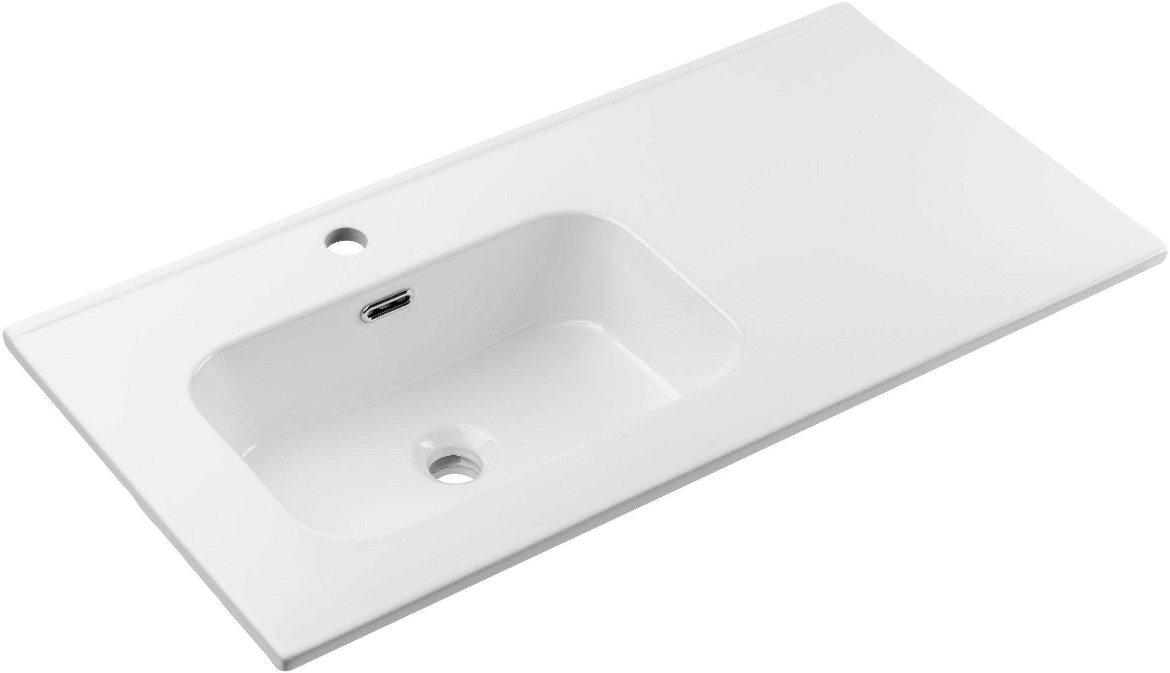 Comad Go 2 umywalka 91x46 cm prostokątna meblowa biała GO 2 90CM L DP ( E-8095-90L )