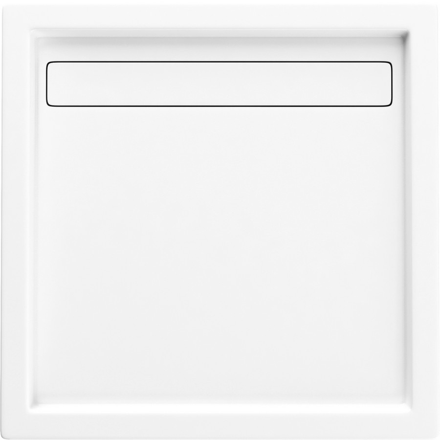 Schedpol Camparo brodzik 90x90 cm kwadratowy Stonicryl biały 3.081