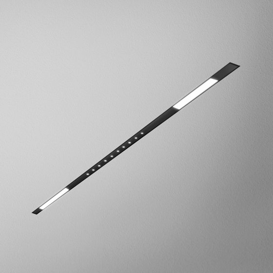 Aqform Mixline lampa do zabudowy 21 W czarna 30228-M940-W3-00-12