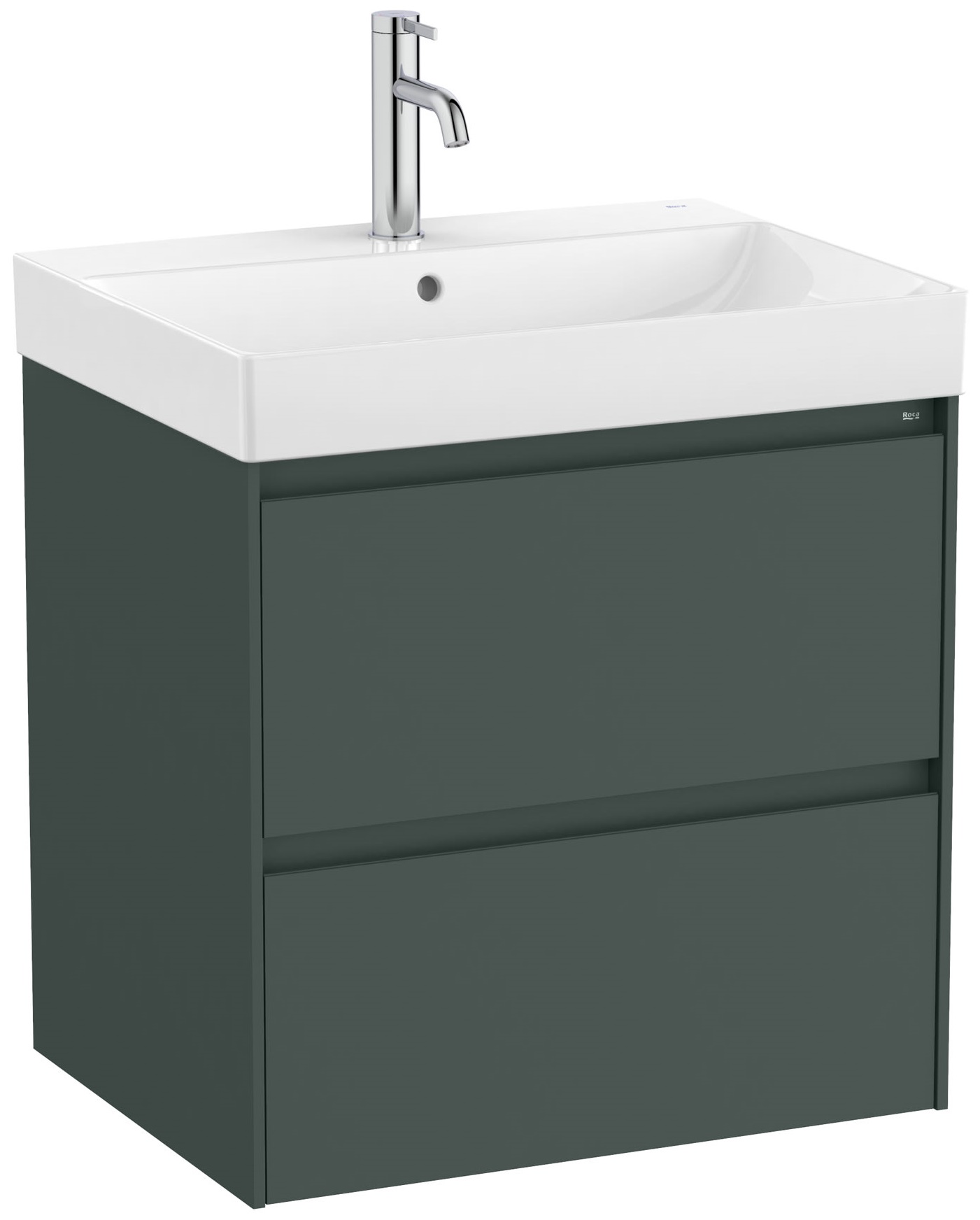 Roca Ona umywalka z szafką 50 cm zieloną A851688513