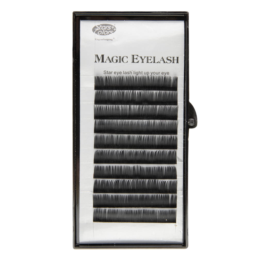Rzęsy na pasku pojedyncze Sc Magic Eyelash czarne 0,15 c 8 mm