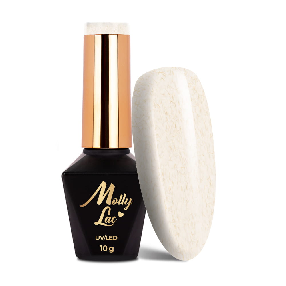 Lakier hybrydowy LED/UV Gel Polish MollyLac Cotton Sweater Nr 715 Beige 10g