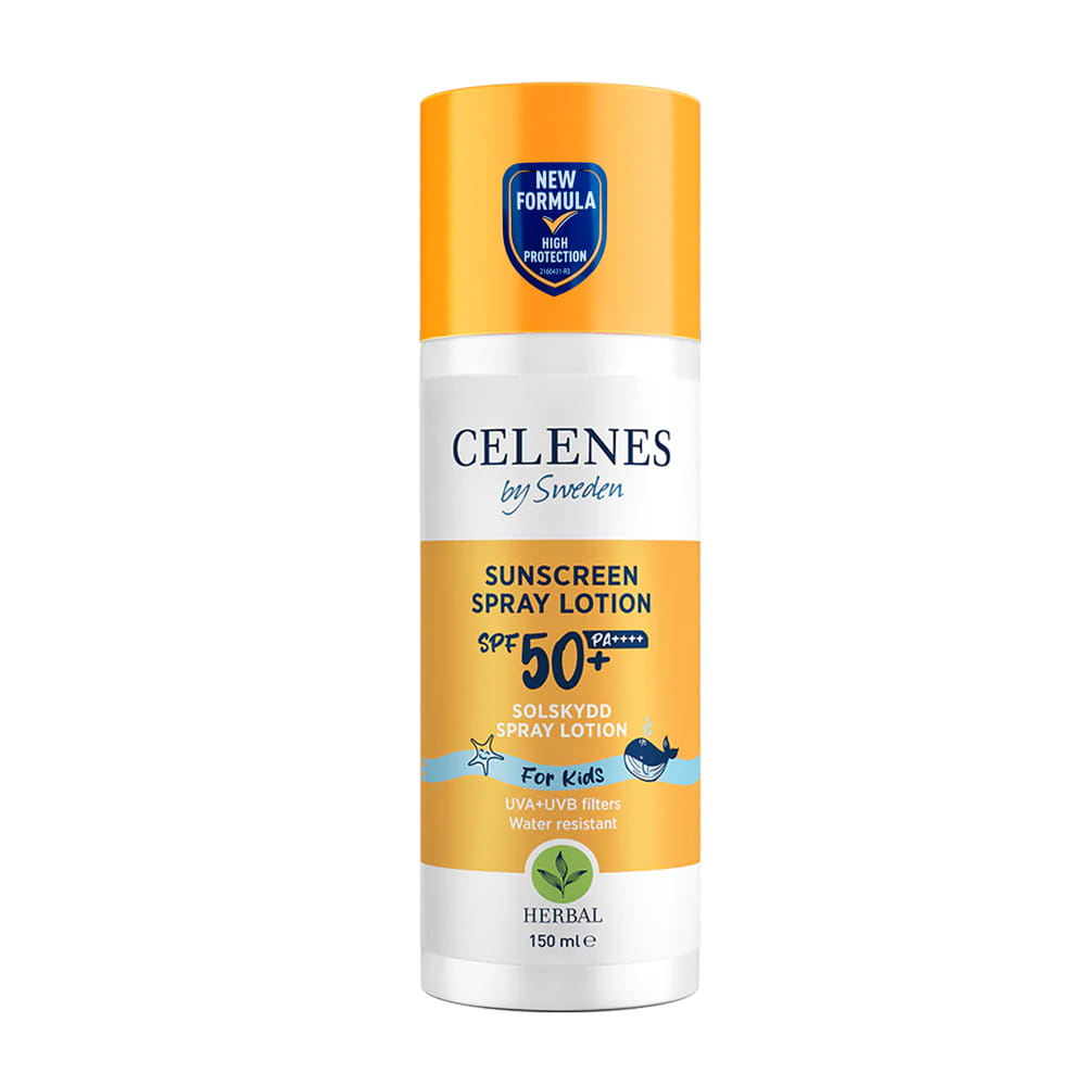 Spray przeciwsłoneczny do każdego typu skóry dla dzieci SPF50 Celenes by Sweden 150ml