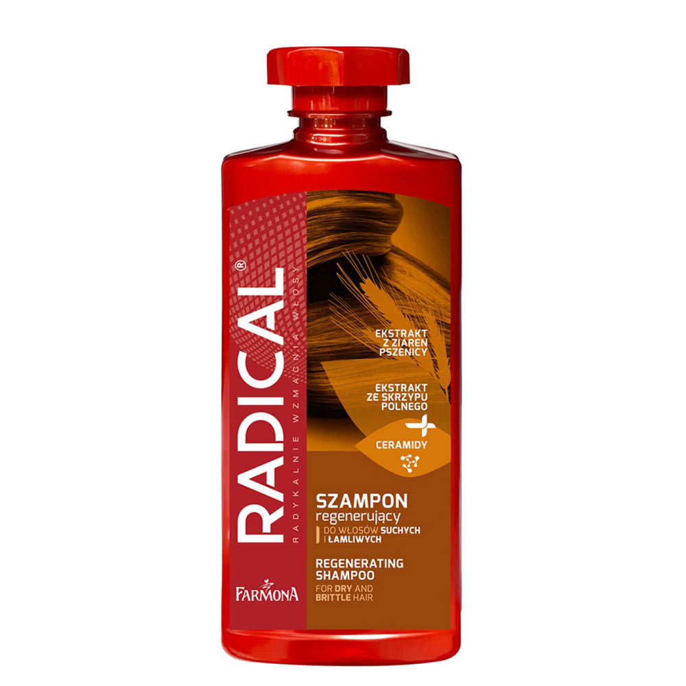 Szampon regenerujący do włosów suchych i łamliwych Farmona Radical 400 ml