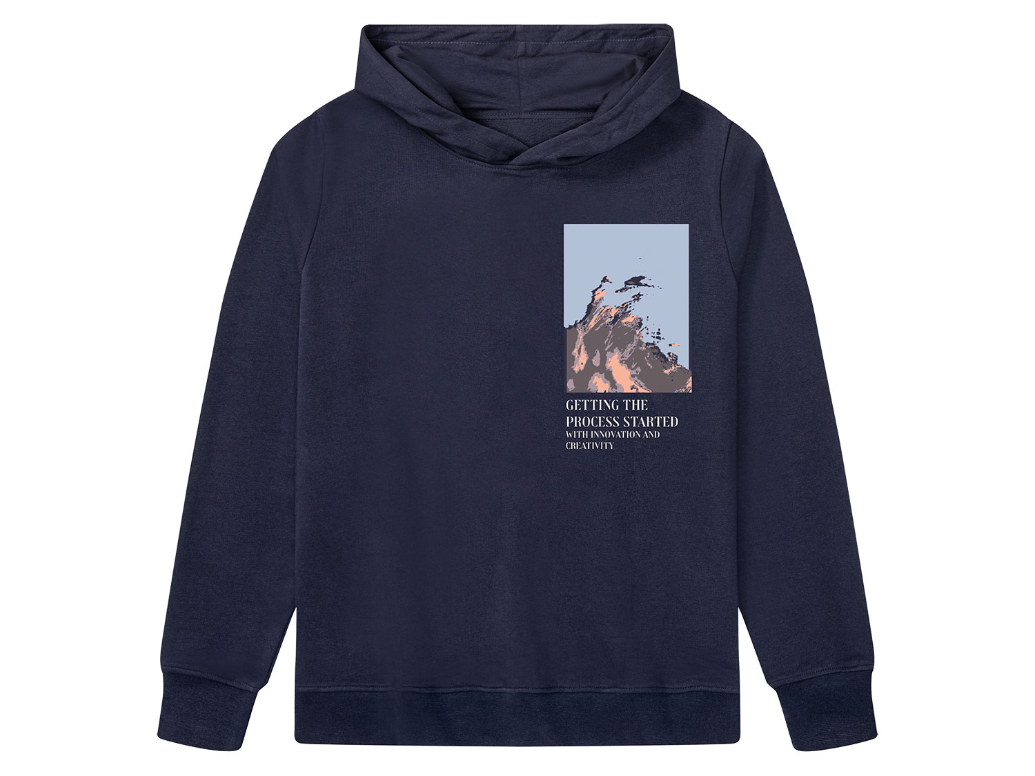 pepperts! Bluza chłopięca z bawełną organiczną 158/164, Granatowy