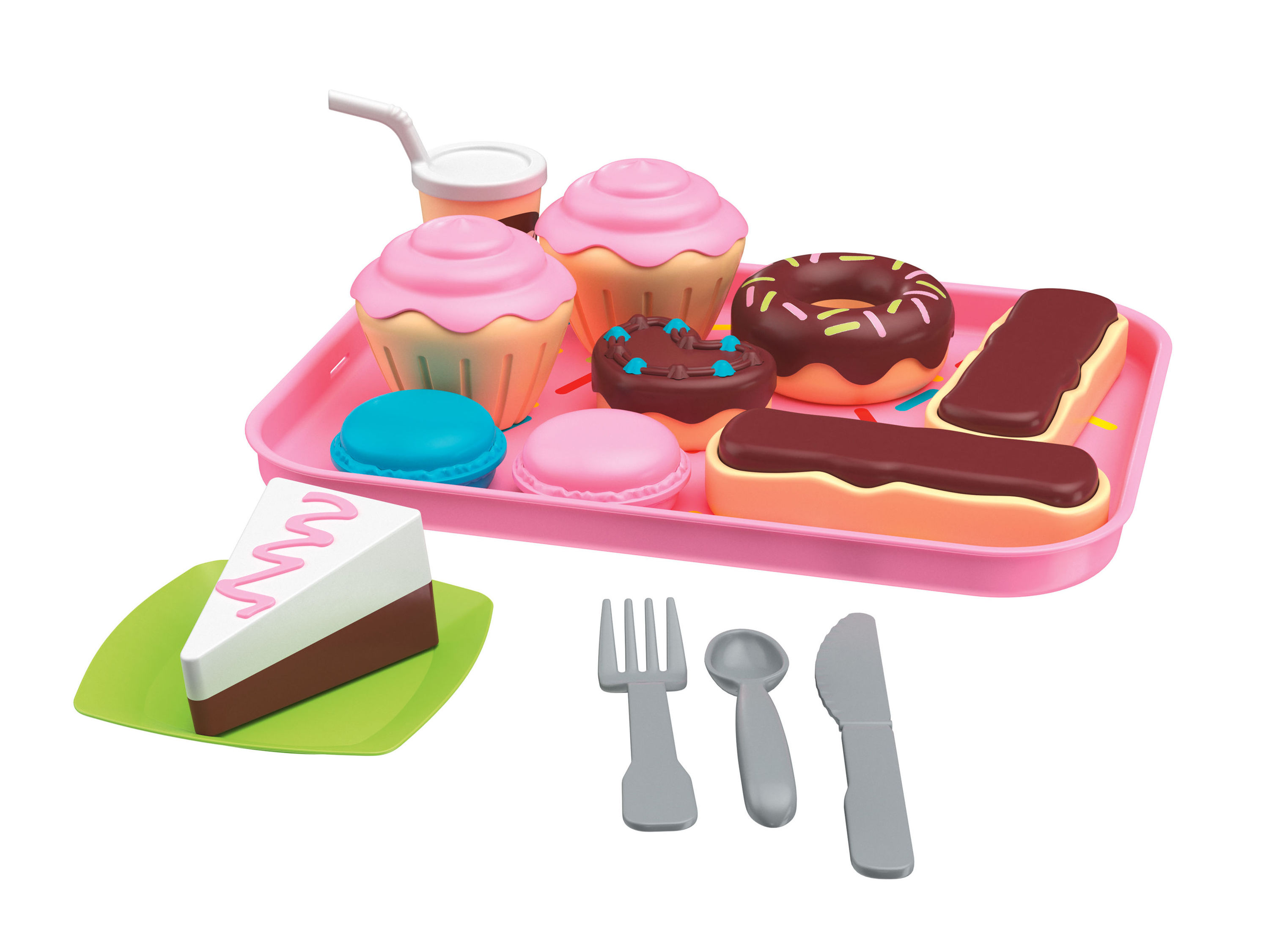 Playtive Zestaw zabawkowych akcesoriów kuchennych, 1 szt. Deser
