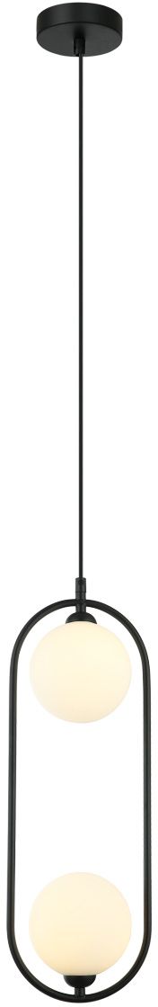 Darmowa Dostawa - Lampa wisząca 2x25 W czarna Italux Lupus PND39652BK