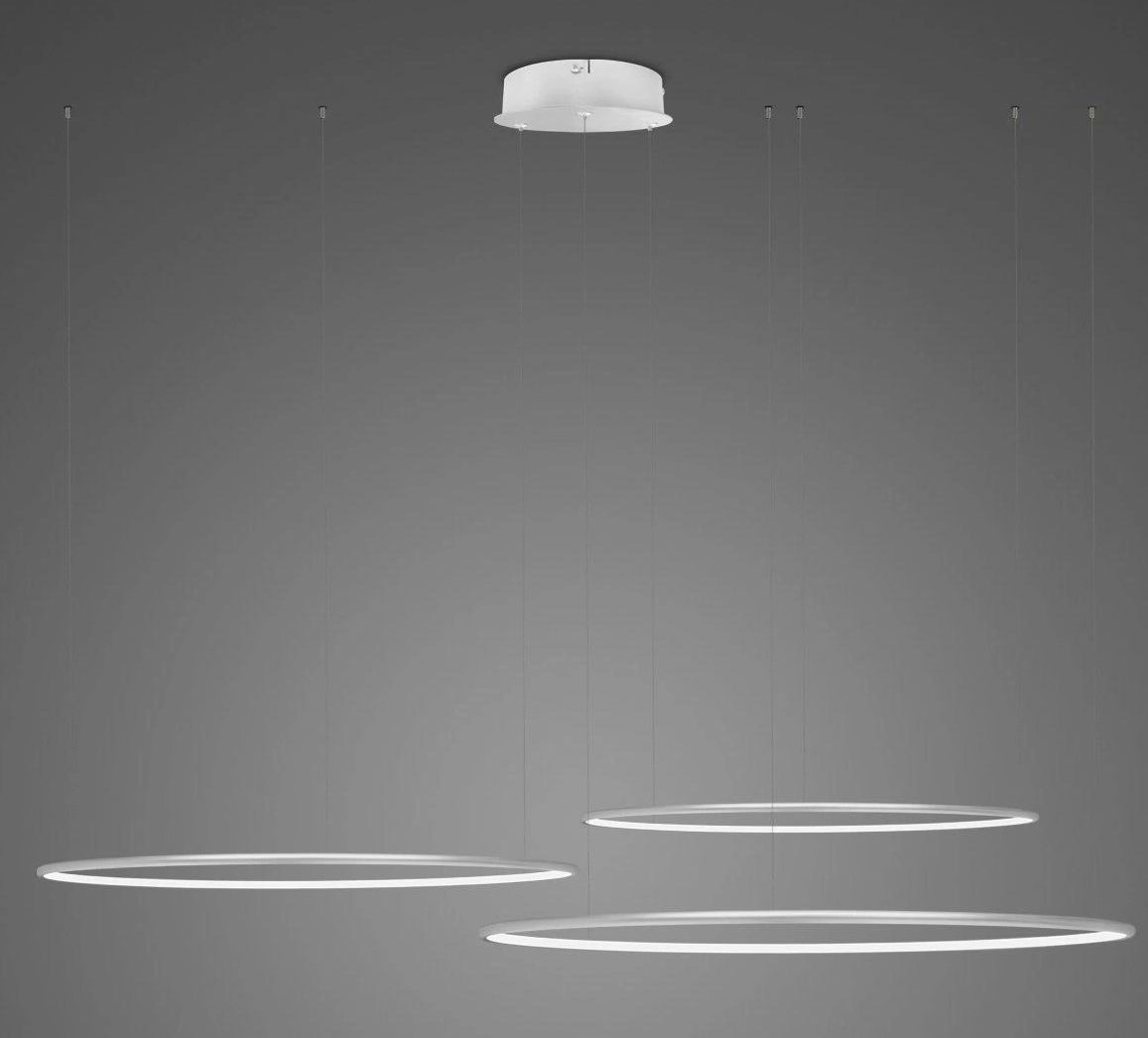Darmowa Dostawa - Lampa wisząca 1x68 W srebrna Altavola Design Led Shape LA075CO380in4ksilverDali