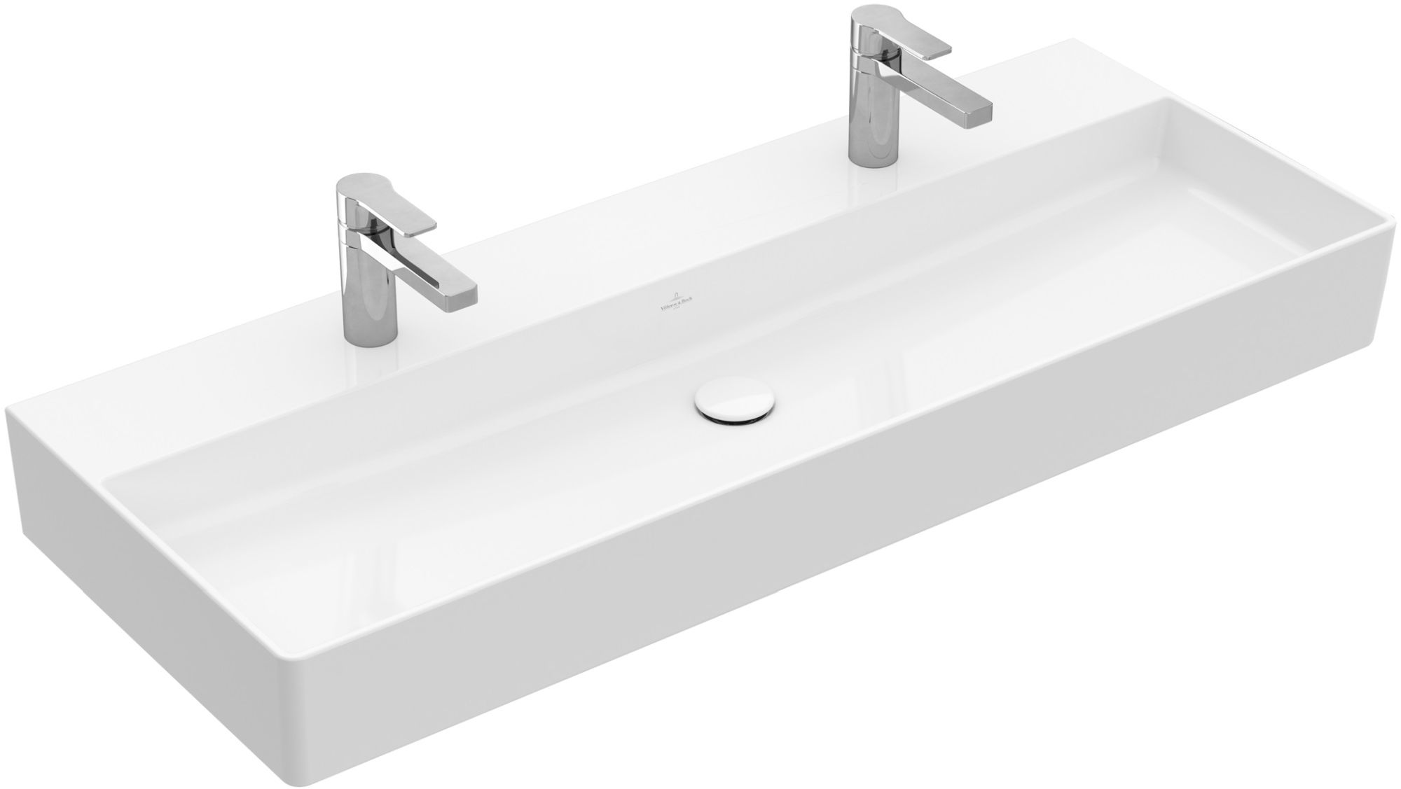 Darmowa Dostawa - Umywalka 120x47 cm prostokątna ścienna-meblowa biała Villeroy & Boch Memento 2.0 4A22CKR1