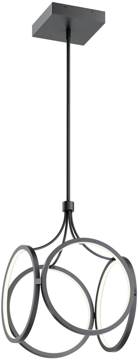 Darmowa Dostawa - Lampa wisząca 1x45 W czarna Quintiesse Ciri QNCIRIPMBK