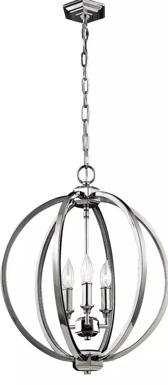 Darmowa Dostawa - Lampa wisząca 3x60 W nikiel Elstead Lighting Corinne FECORINNE3PM