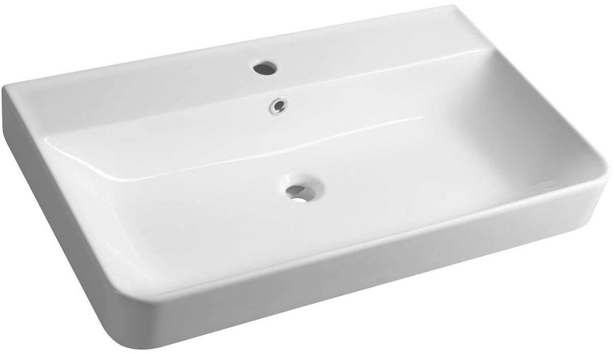 Darmowa Dostawa - Umywalka 80.1x47.7 cm prostokątna ścienna biała Sapho Gali TU0174