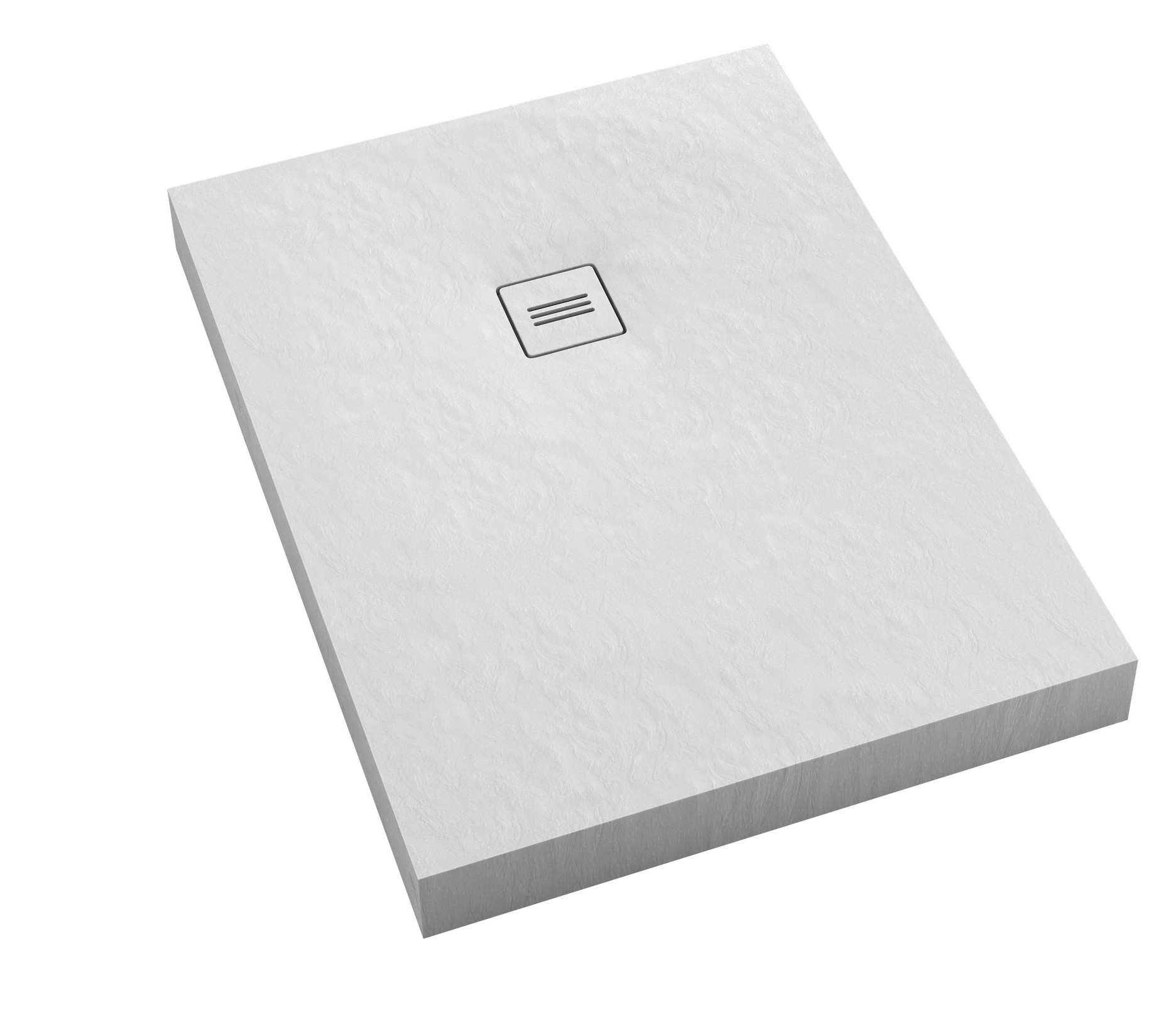 Darmowa Dostawa - Brodzik prostokątny z maskownicą 110x90 cm biały Schedline Nonlimits White Stone 3STN1P90110BSTM1BST
