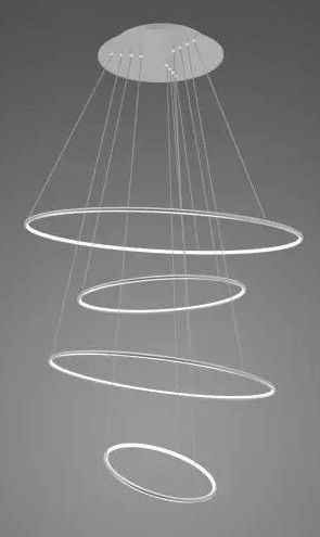 Darmowa Dostawa - Lampa wisząca 1x106 W srebrna Altavola Design Led Shape LA084P100in3ksilverdimm