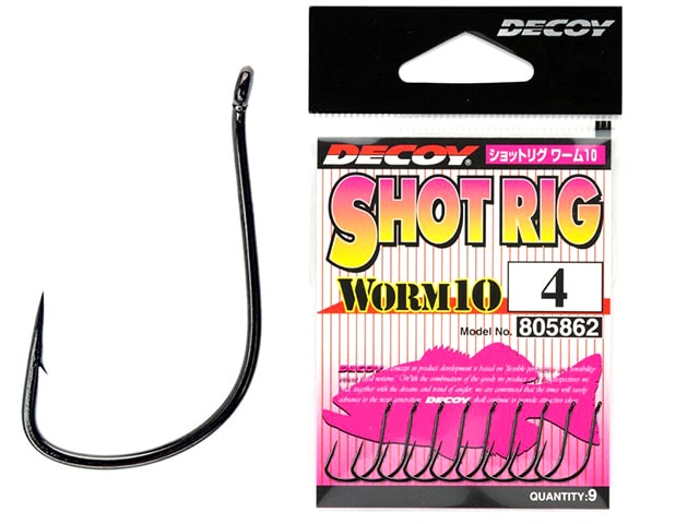 Decoy Haczyki Shot Rig Worm 10 Nr2