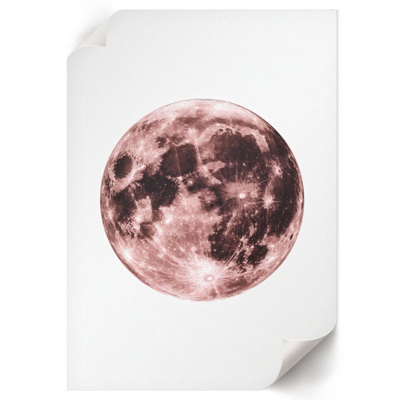 Grafika Na Ścianę ArtPrintCave 59,5x84 cm Księżyc kosmos Between 1 szt.