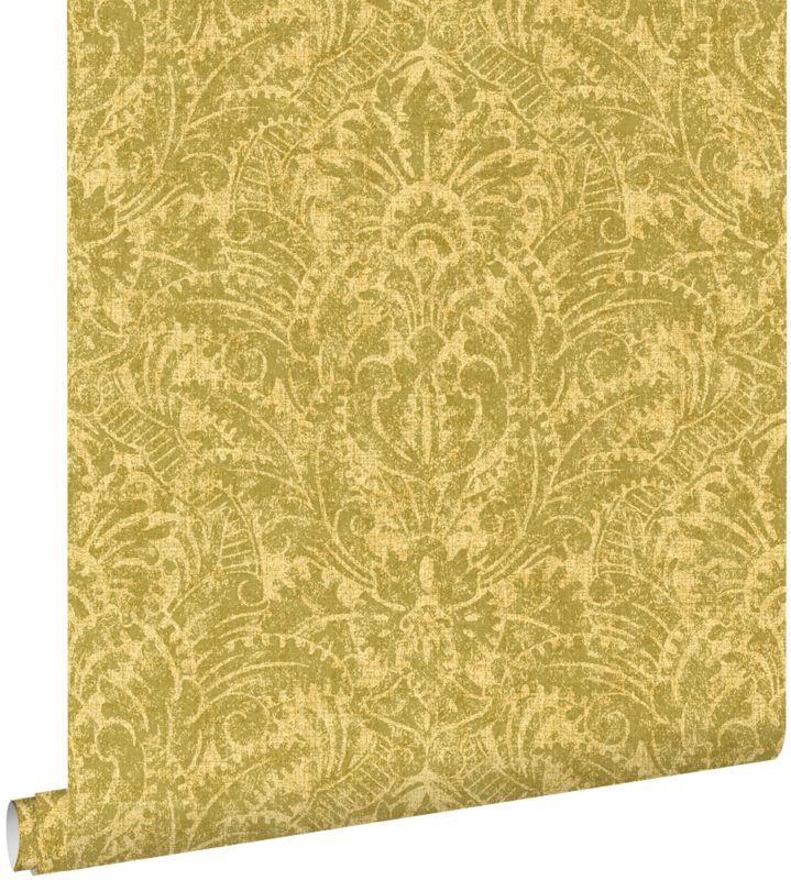 Tapeta ESTAhome ozdoby ochry żółtej 50 x 900 cm - 1 rol.