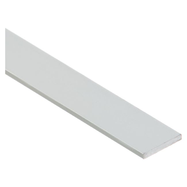 Sztanga płaska Cezar 25 x 2 mm 2 m aluminium srebrne
