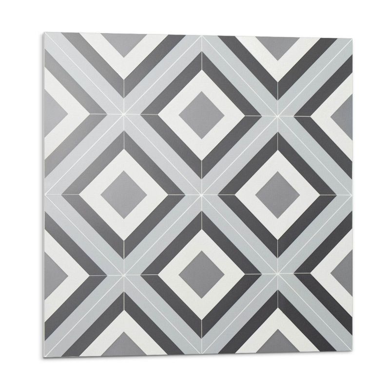 Kafelki samoprzylepne Wallfluent 50x50 cm Wzór rombów w stylu geometrycznym 4 szt.