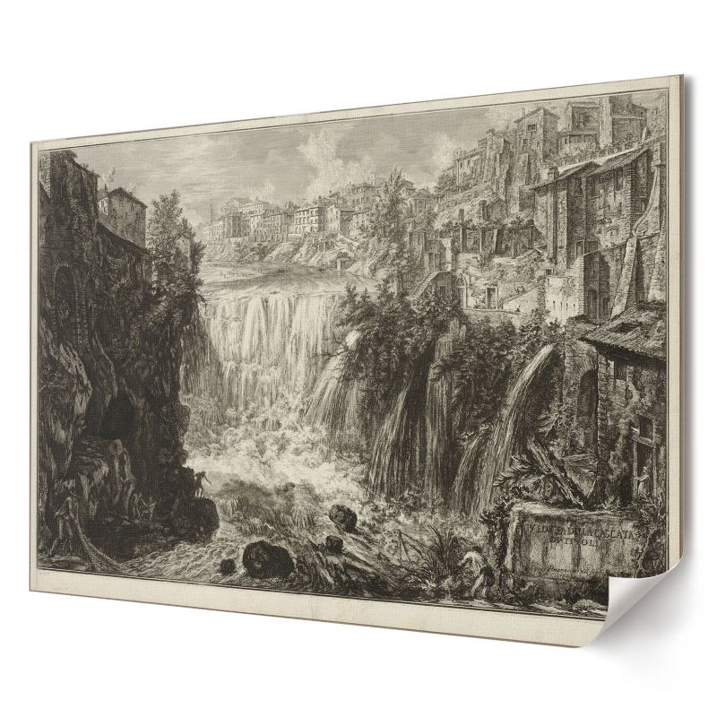 Plakat na ścianę Wallfluent Format A3 Wielka Kaskada Artysta Giovanni Battista Piranesi 1 szt.